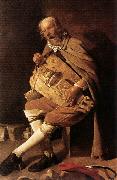 LA TOUR, Georges de, The Hurdy-gurdy Player